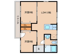 サザンコートの物件間取画像